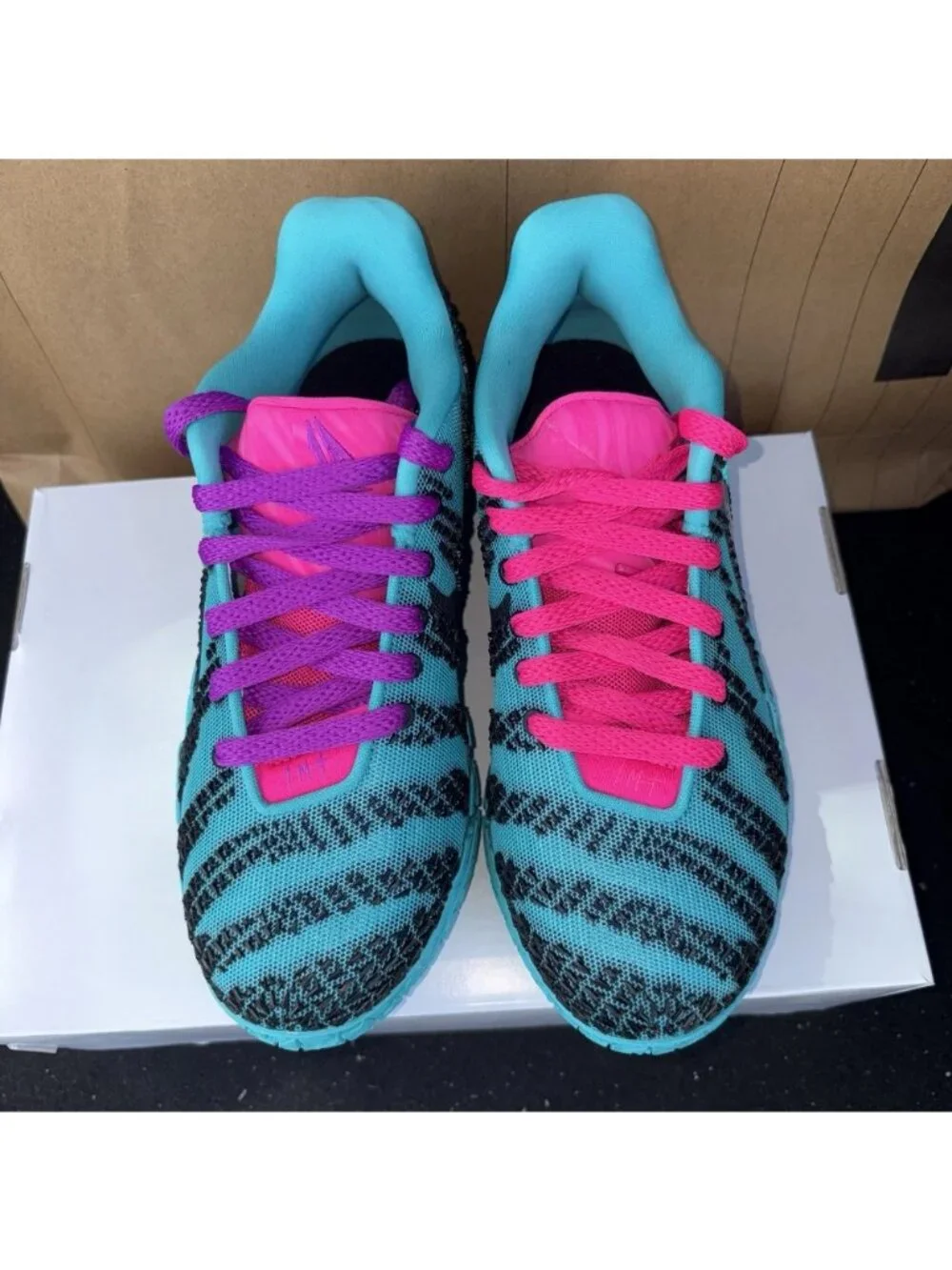 NEW Nike JA 3 Morant Blue Pink Purple IO7565-900 Men Size 5.5, Womens Size 7